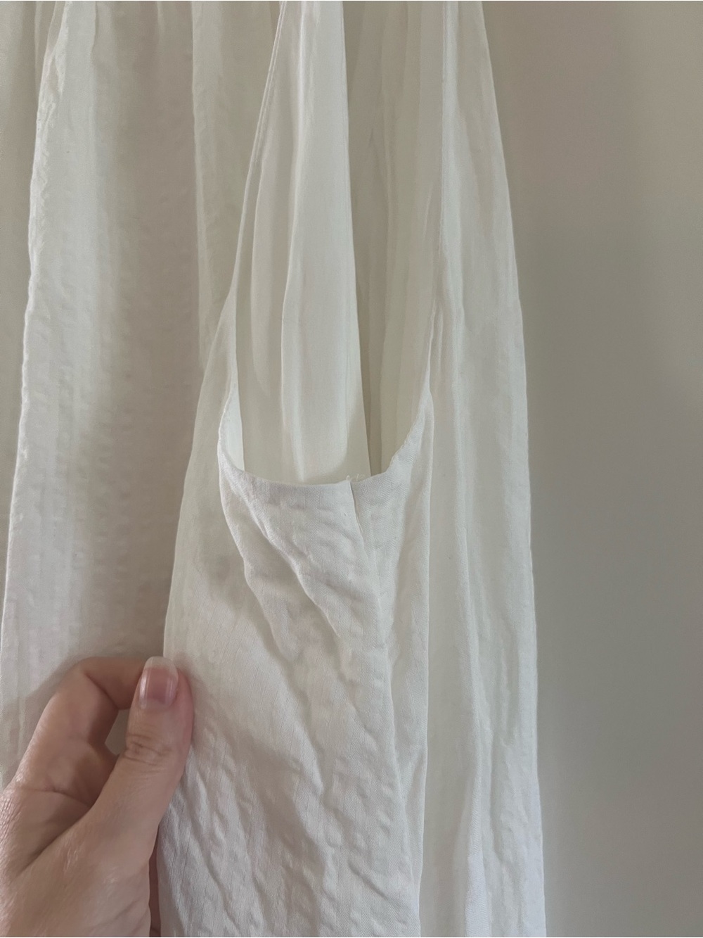 Jenni Kayne White Drift Maxi Dress Sz Large - Picture 7 of 14